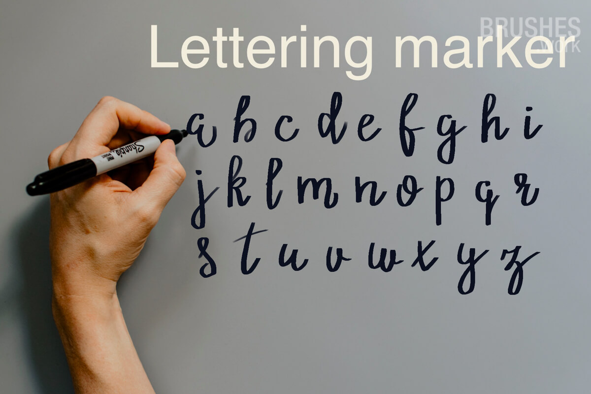 Lettering Marker preview 2