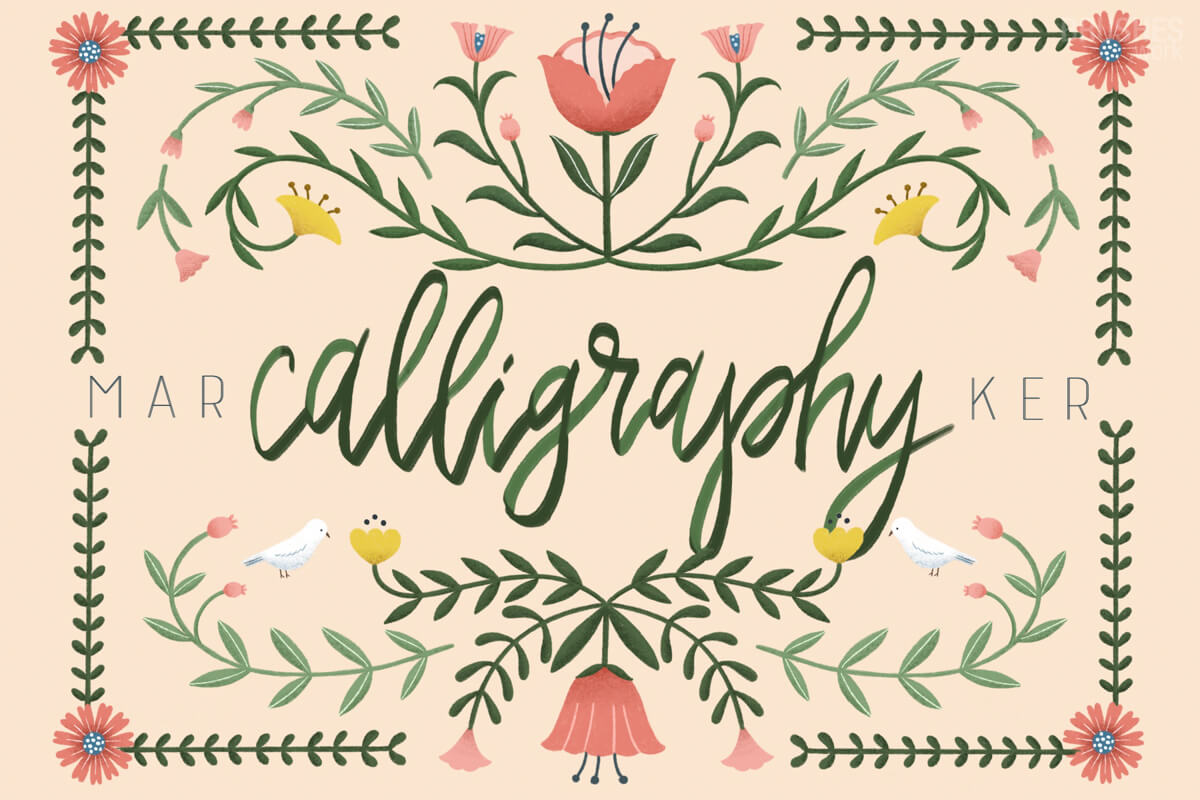 Marker Calligraphy