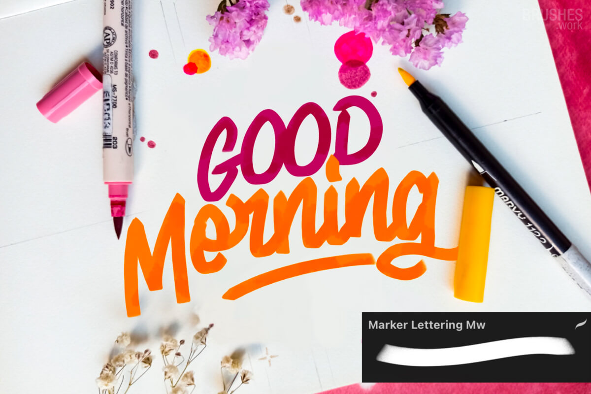 Marker Lettering preview 2