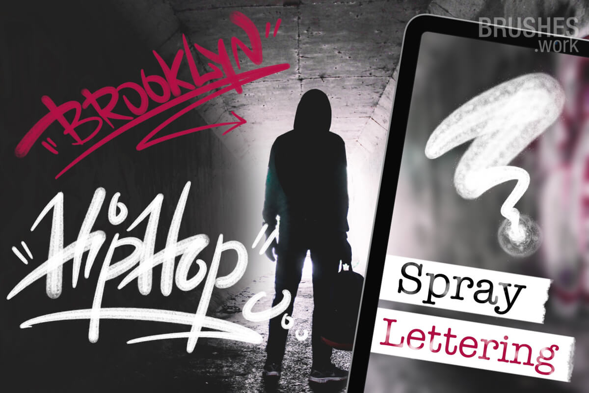 Spray Lettering preview 3