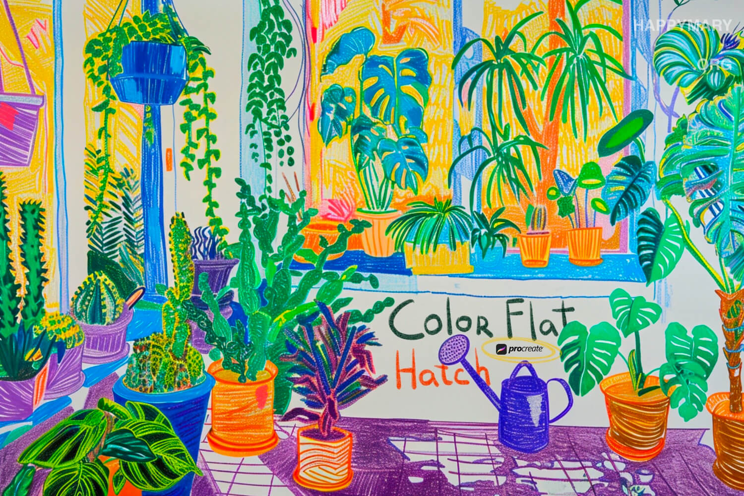 Color Flat Hatch