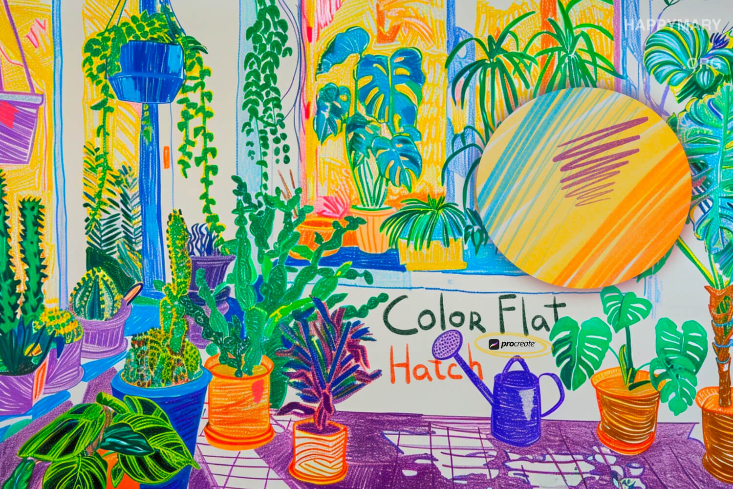 Color Flat Hatch preview 2