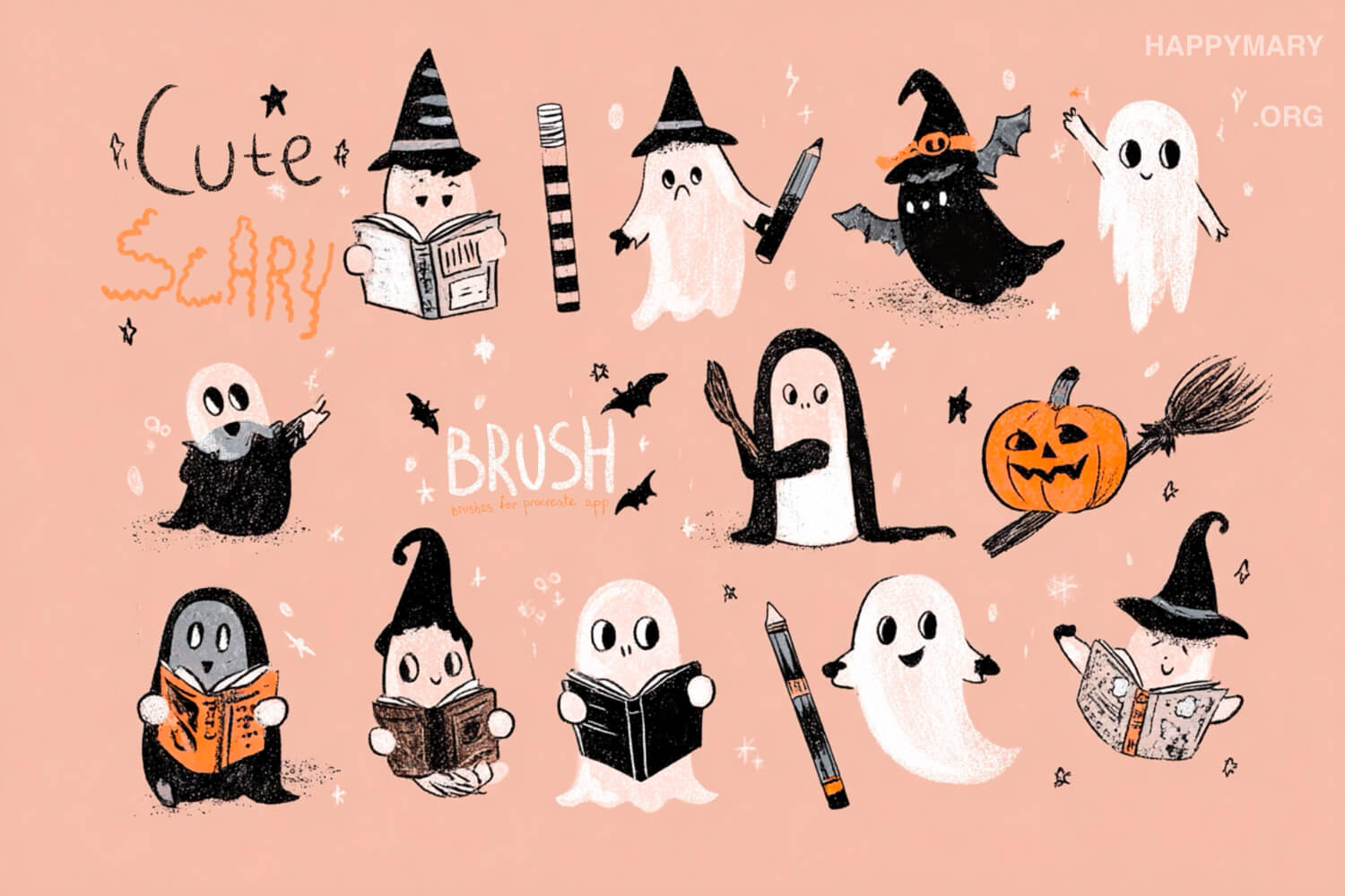 Cute Scary Brush