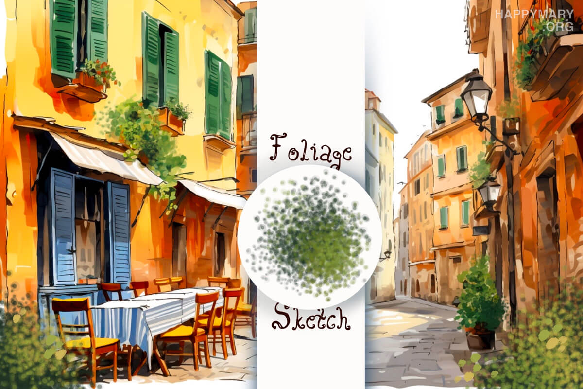 Foliage Sketch preview 2