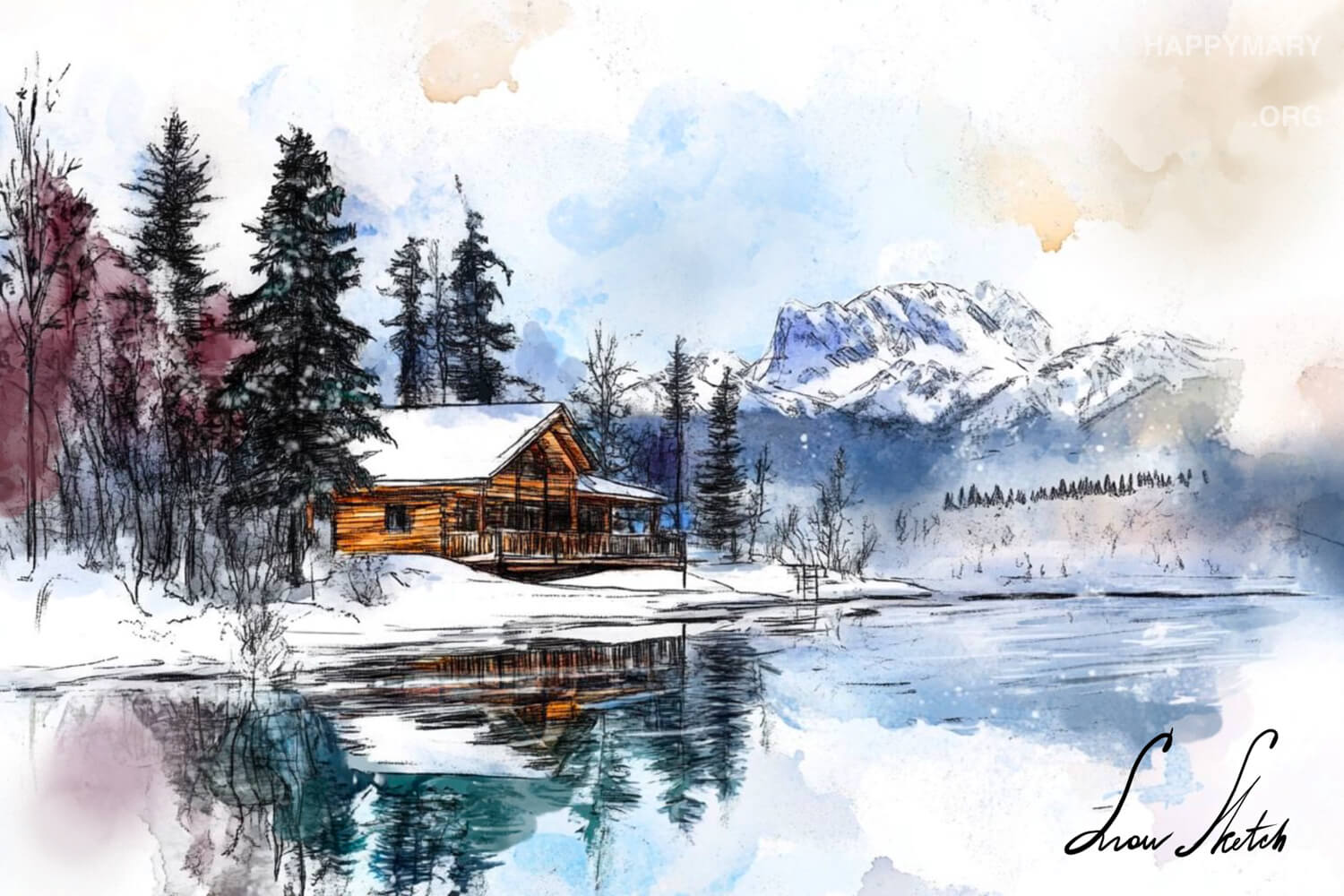 Snow Sketch