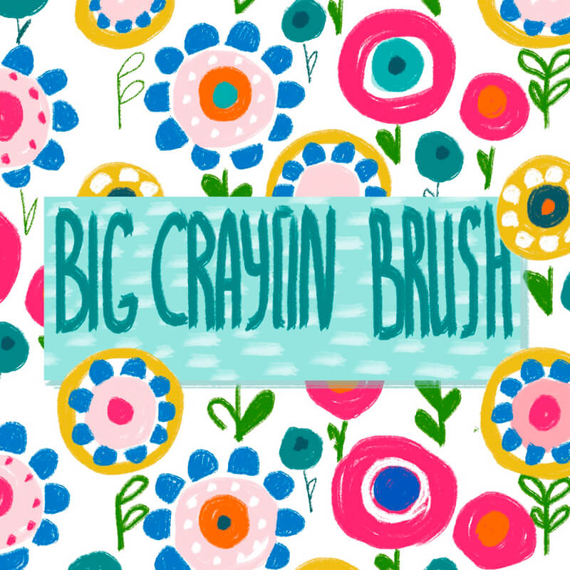 Big Crayon Brush preview 3