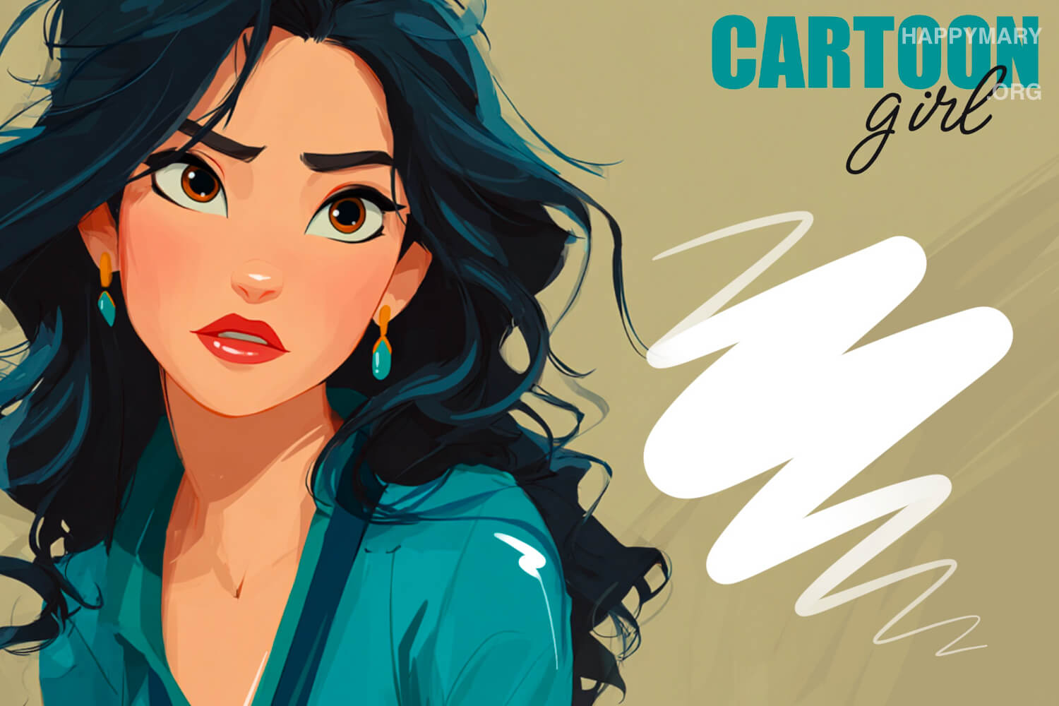 Cartoon Girl preview 2