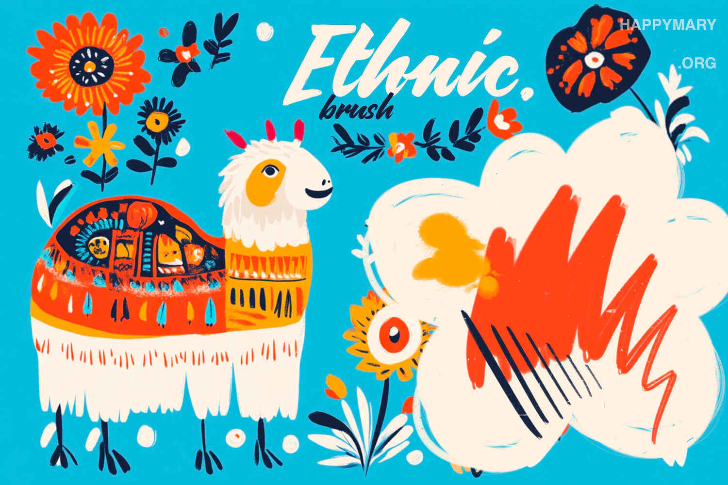 Ethnic Brush preview 2