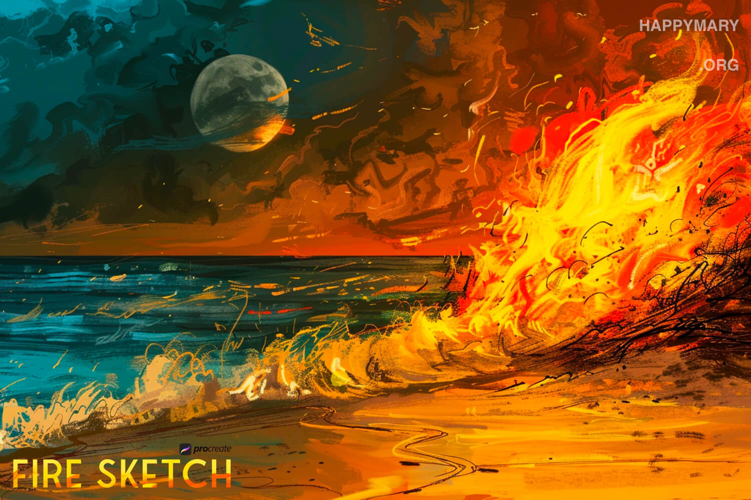 Fire Sketch