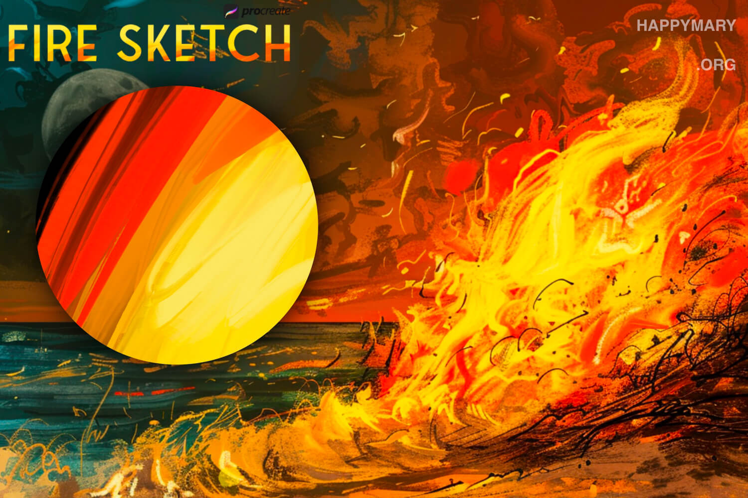 Fire Sketch preview 2