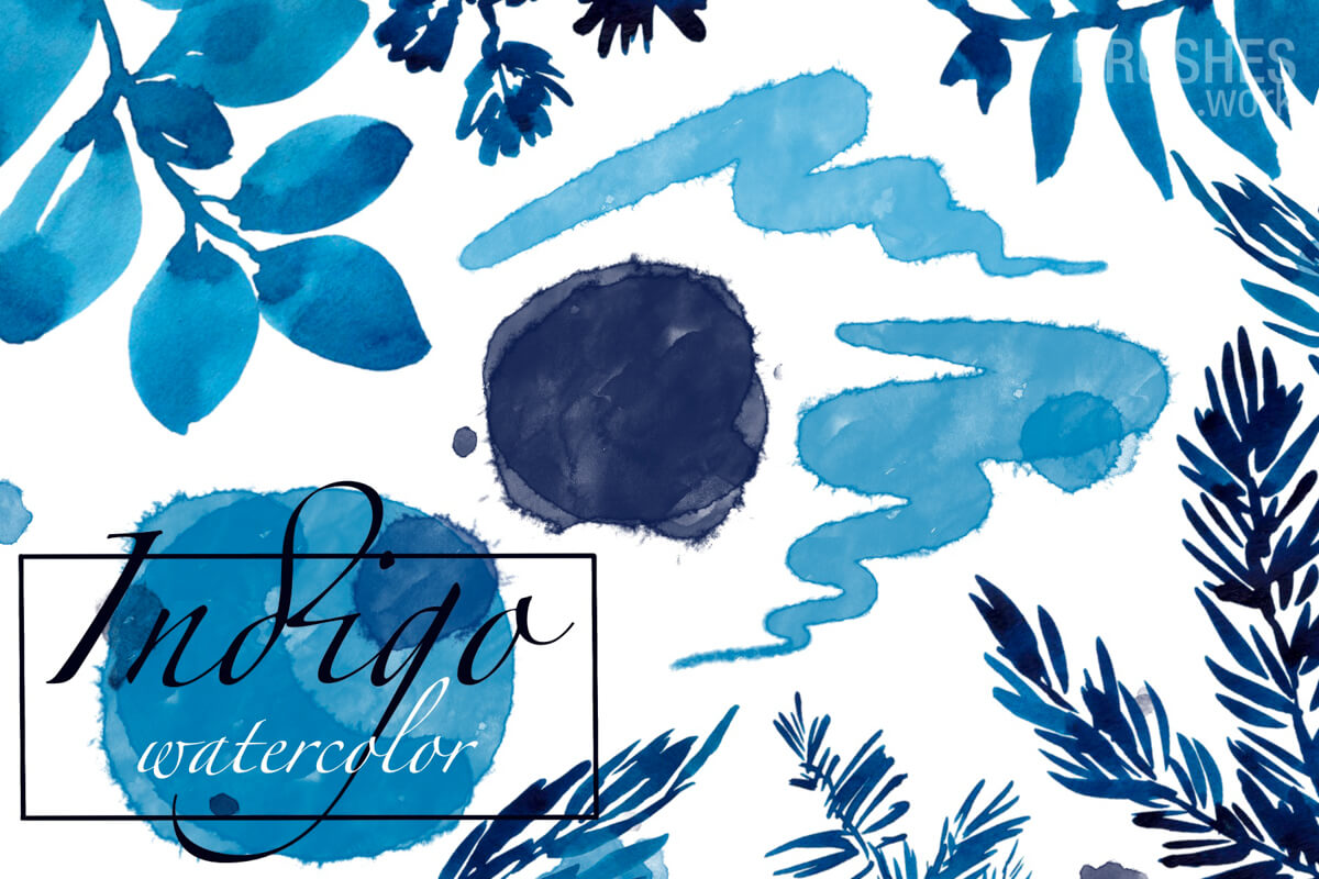 Indigo Watercolor preview 2