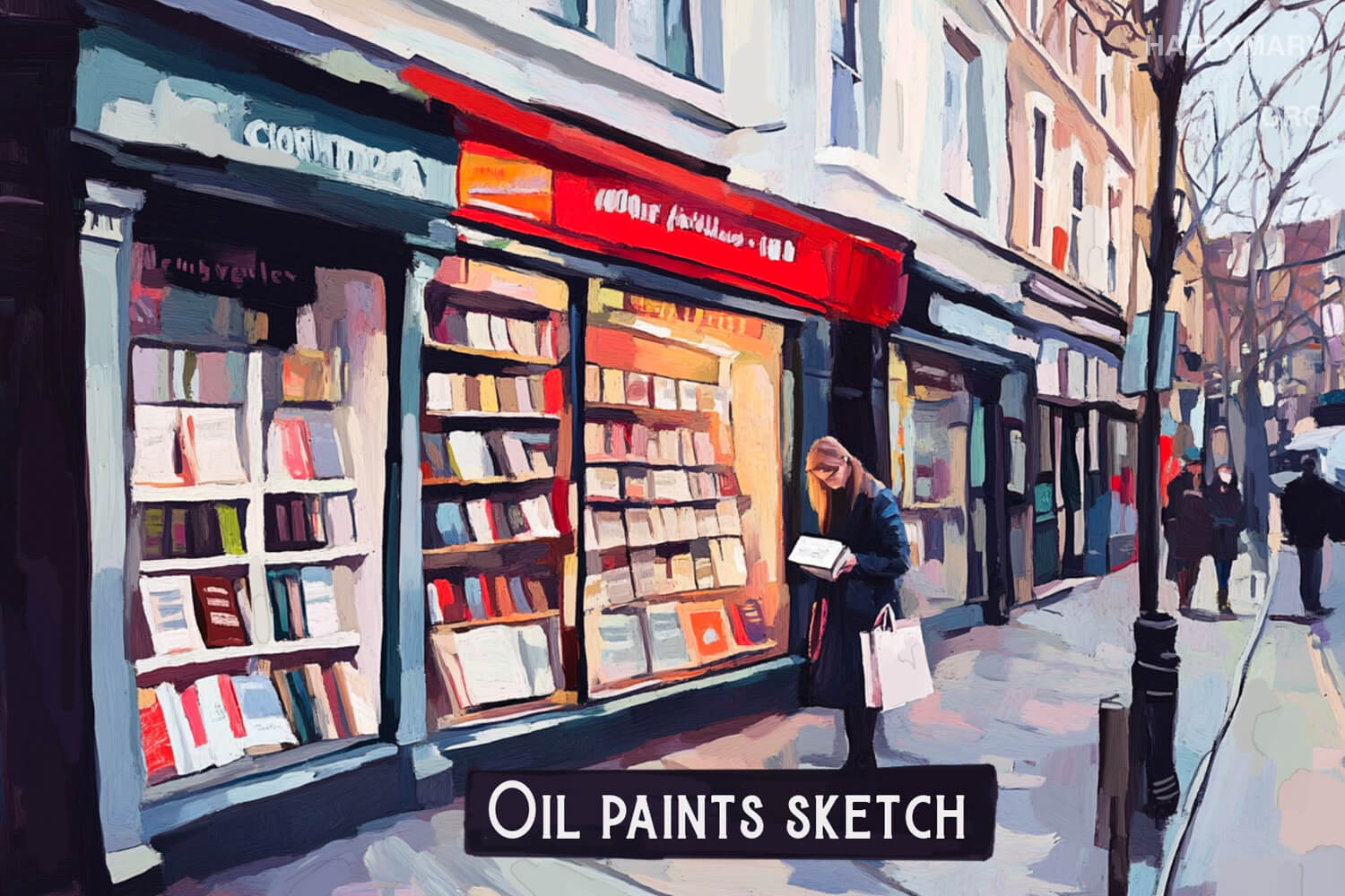 Oil Paints Sketch