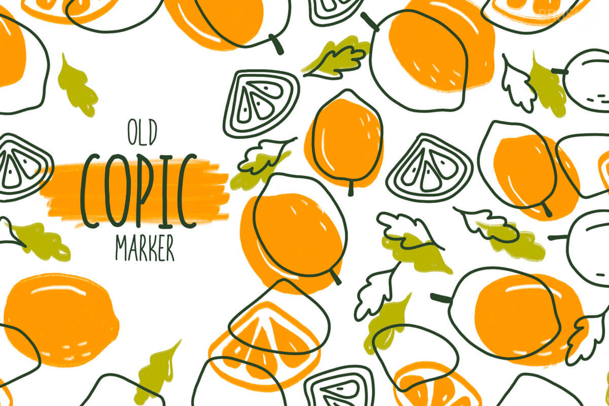 Old Copic Marker preview 2