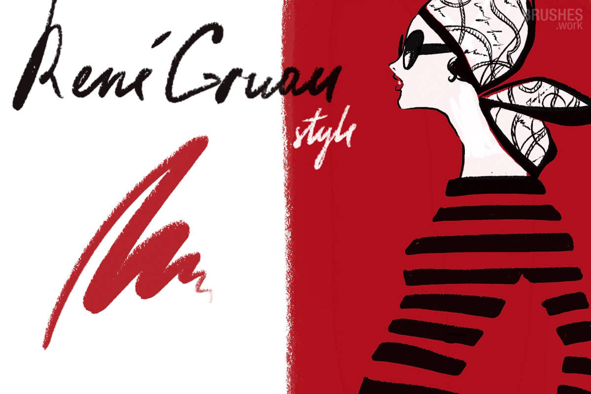 Rene Gruau Style preview 2