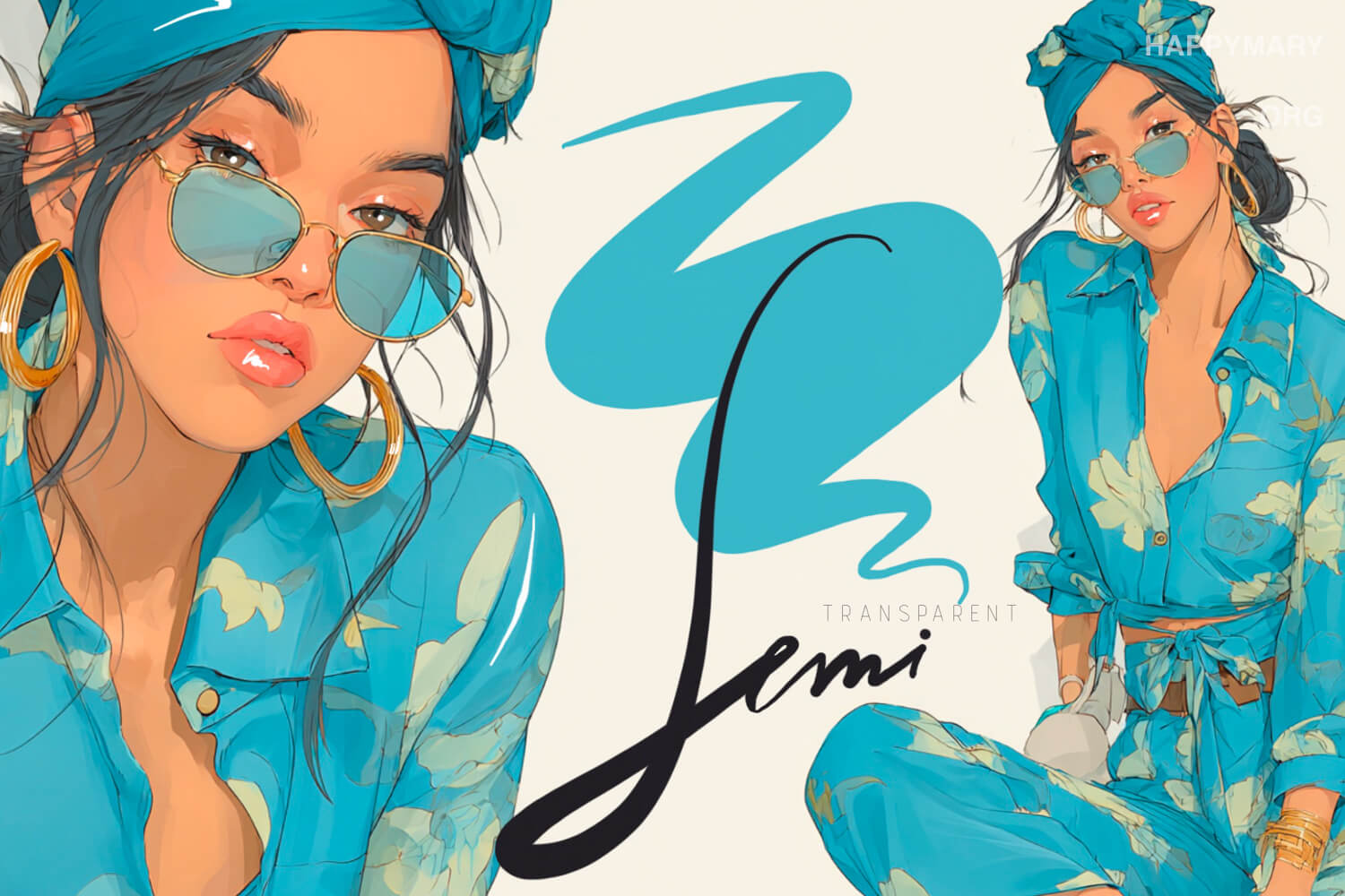 Semitransparent preview 2