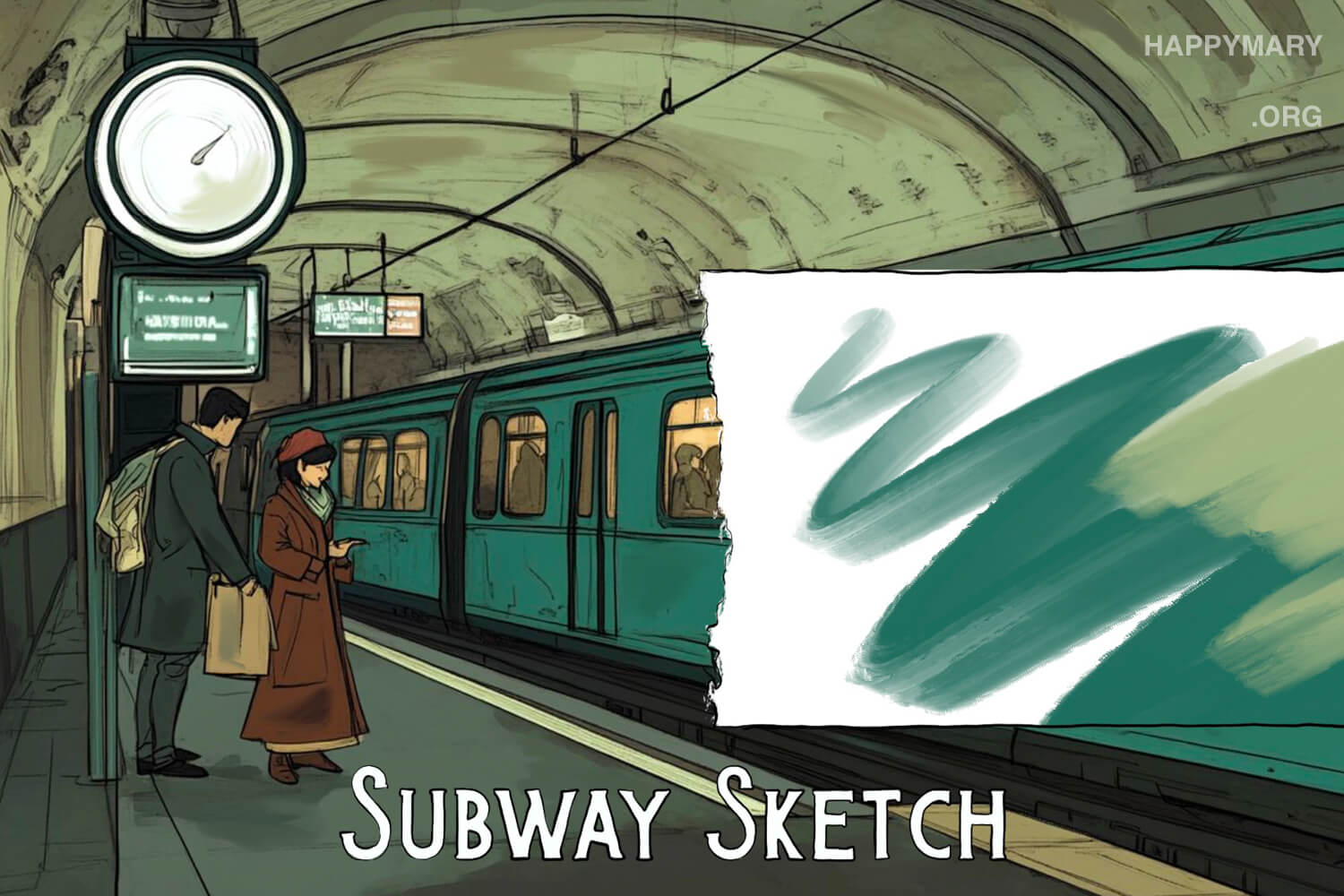 Subway Sketch preview 2