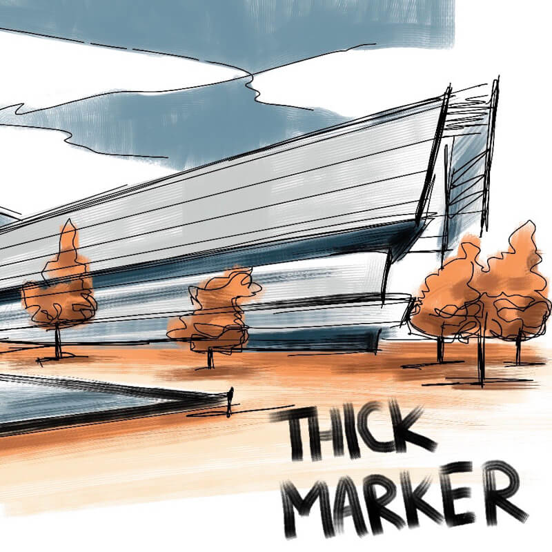 Thick Marker