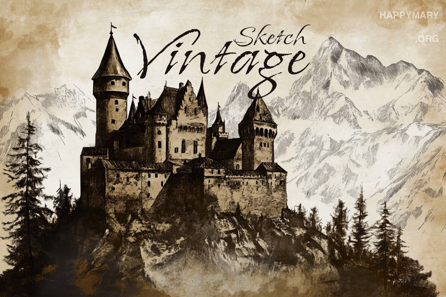 Vintage Sketch preview 2