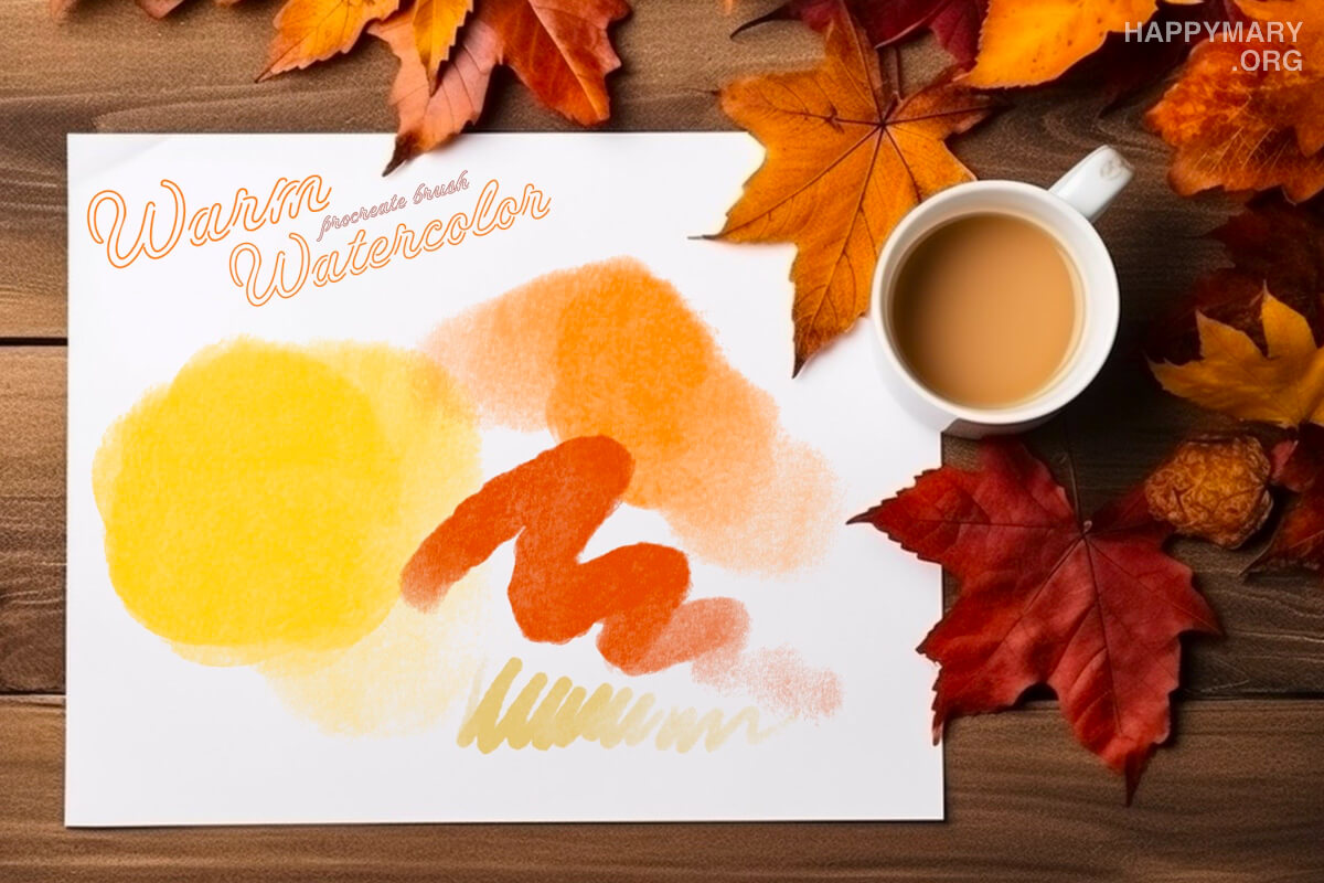 Warm Watercolor preview 2