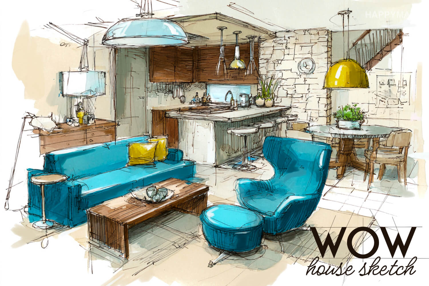 Wow House Sketch