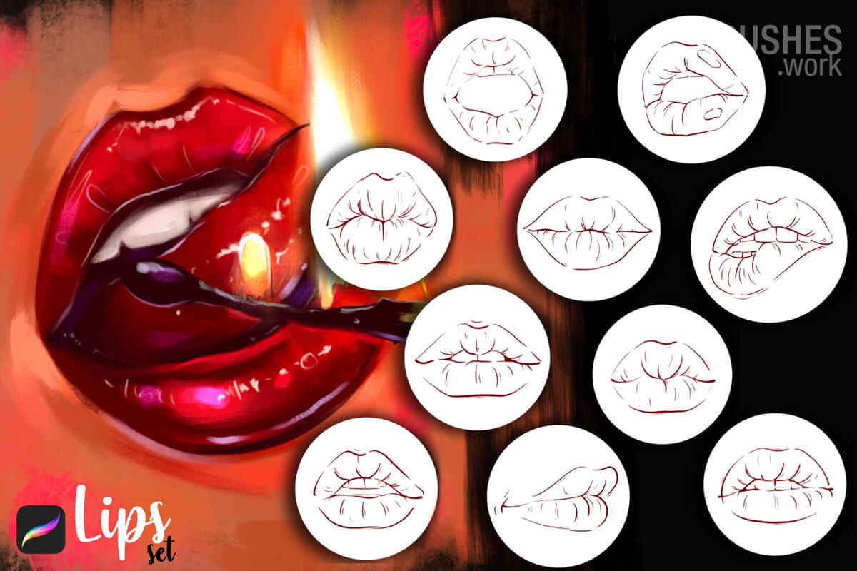 Lips Set preview 3