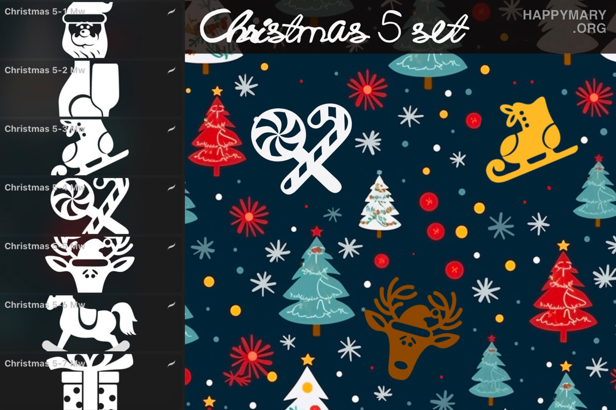 Christmas 5 Set