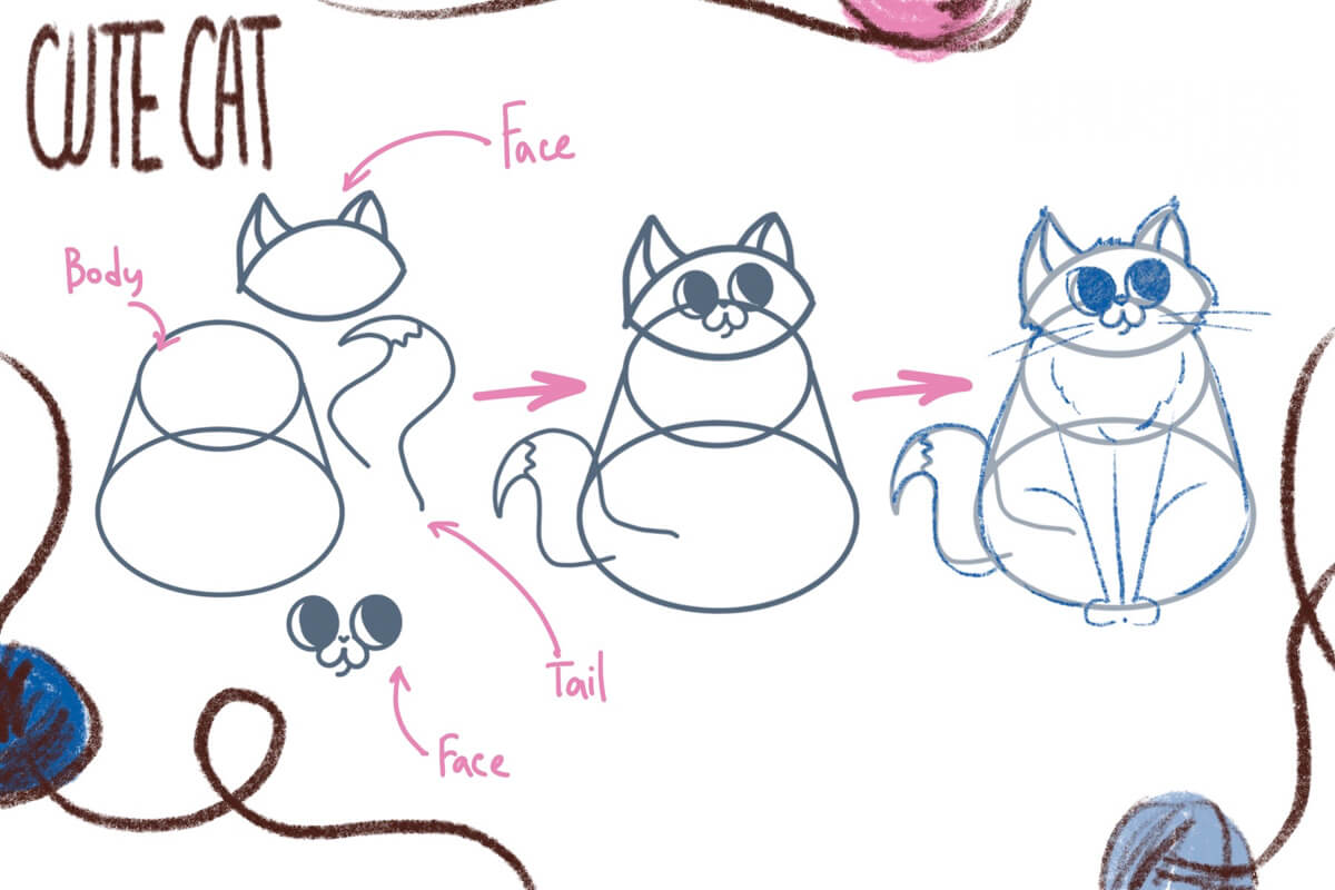 Cute Cat Set preview 4