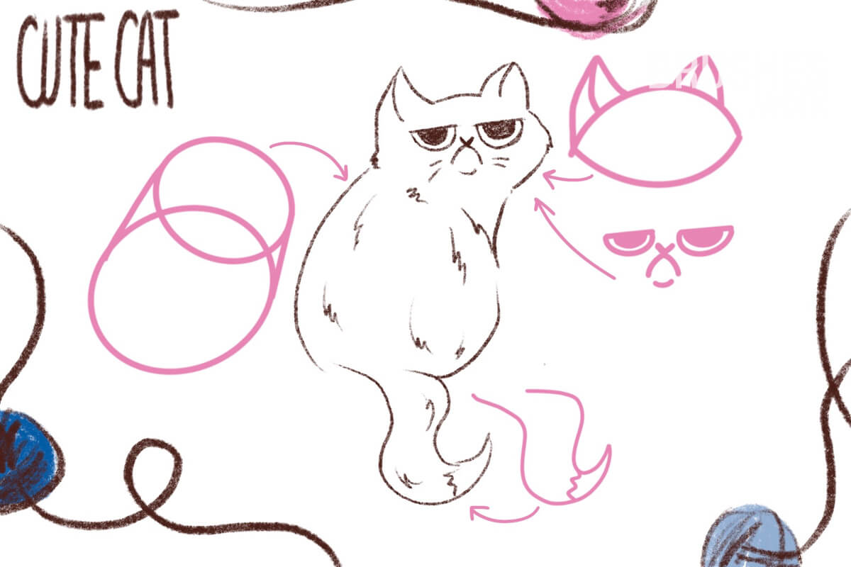 Cute Cat Set preview 5