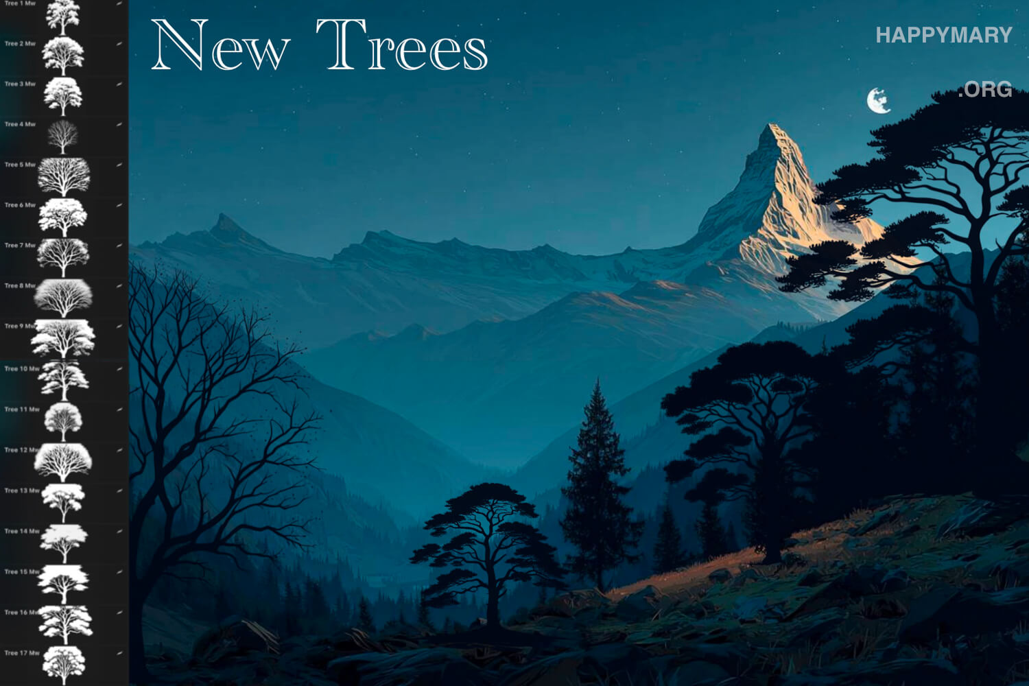 New Trees Set