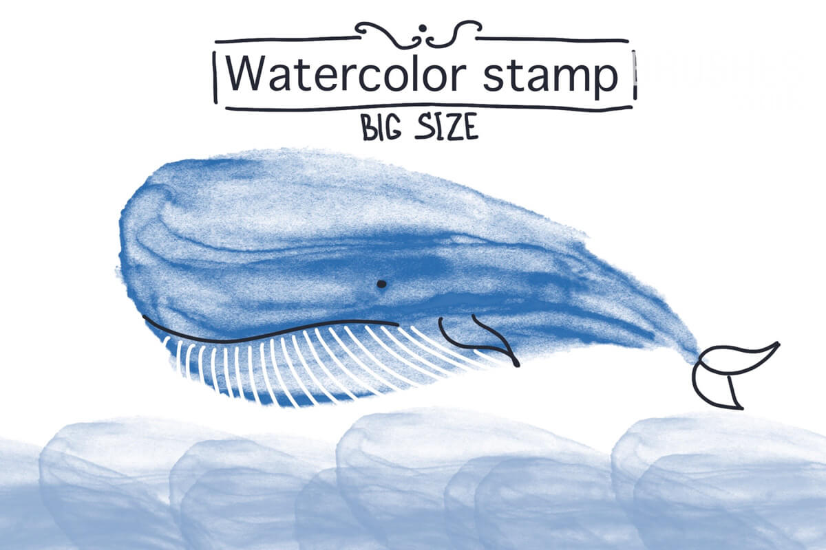 Watercolor Stamp