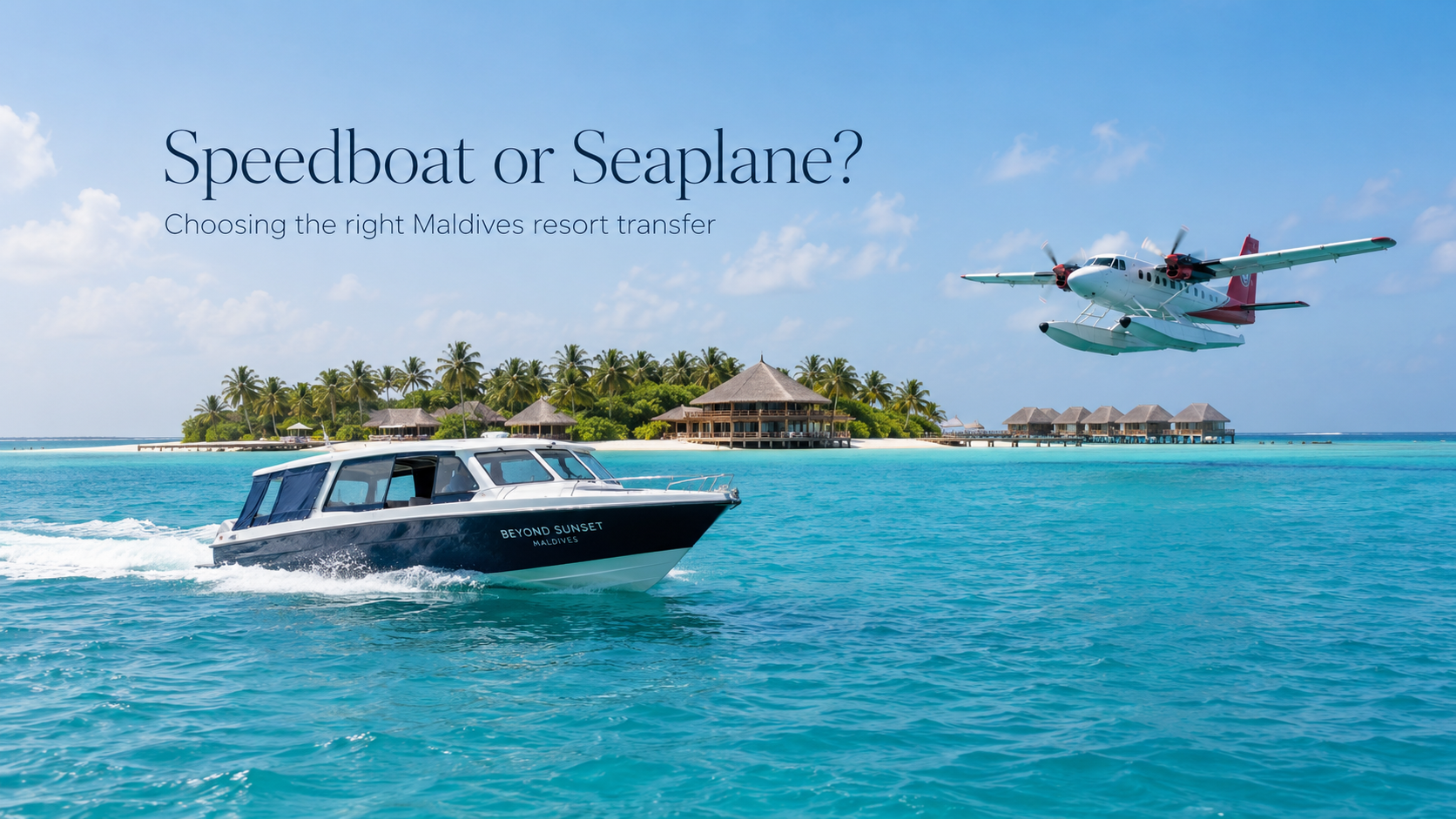 Cover image for the Field Note: Speedboat or Seaplane Resort: Which Is Better for Your Maldives Trip?
