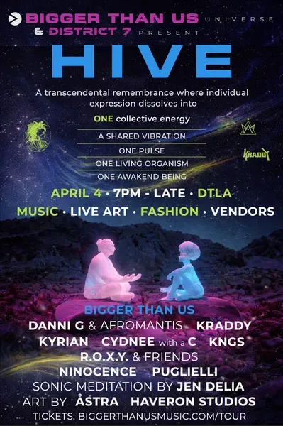 BIGGER THAN US live at Bigger Than Us Presents: HIVE, 1926 E 7th Pl, Los Angeles, 2026-04-04, photo 1