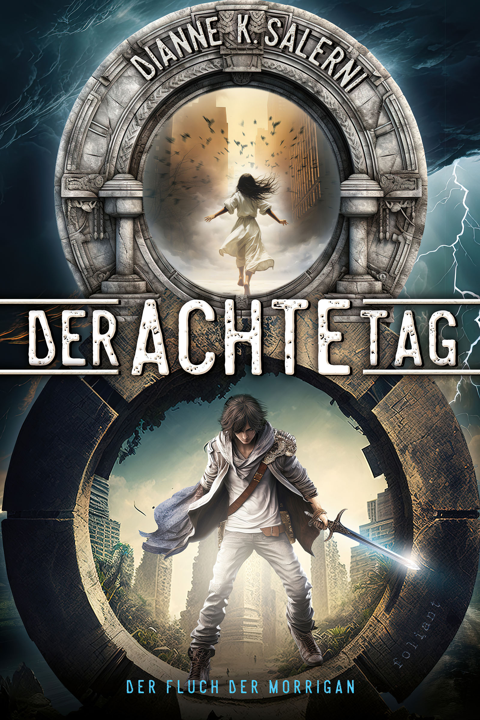 Buch Cover von Der Achte Tag 3 - Der Fluch der Morrigan