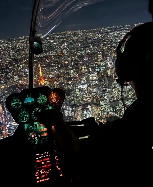 夜間ヘリ