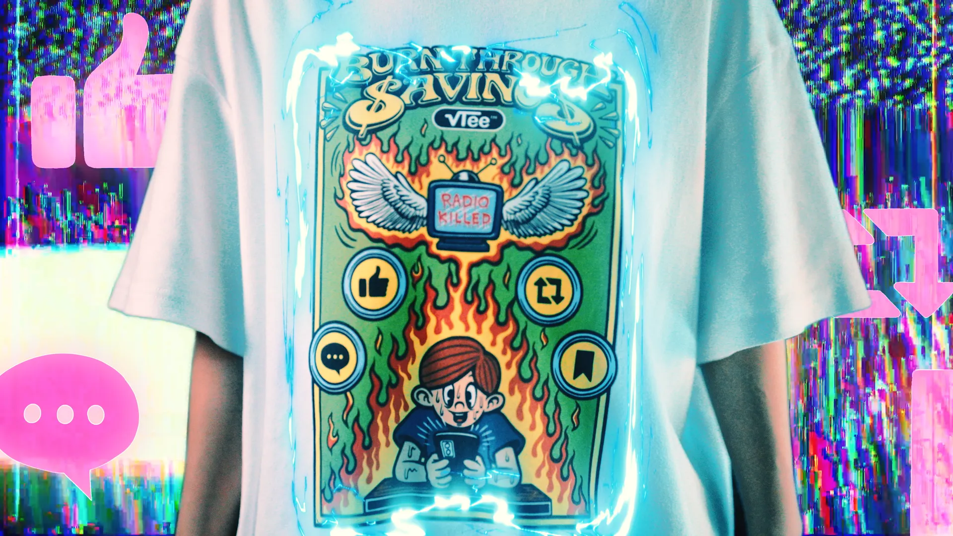 VTee 1st Collection LEAN INTO THE REAL PV