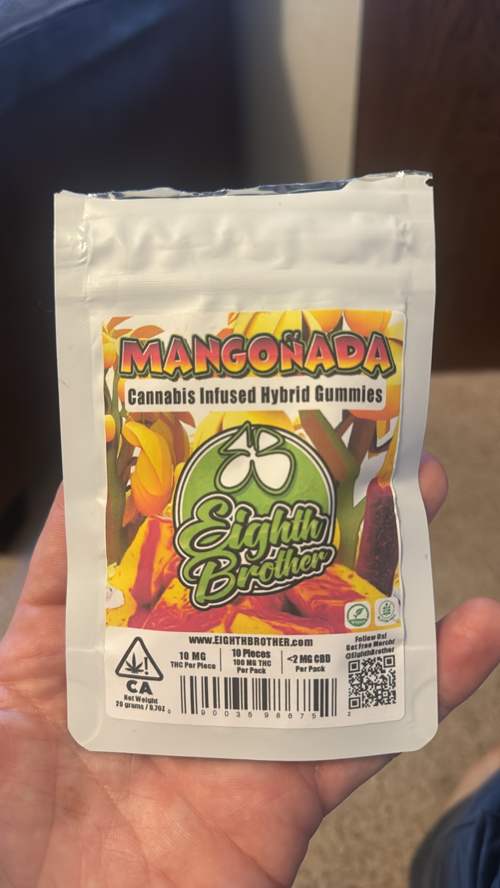 Mangonada Cannabis Infused Hybrid Gummies