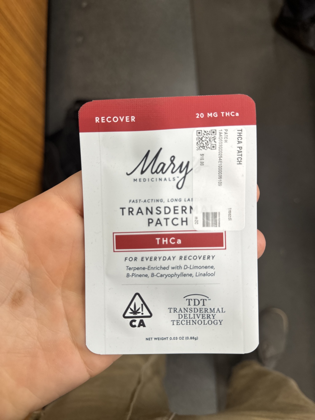 THCa Transdermal Patch