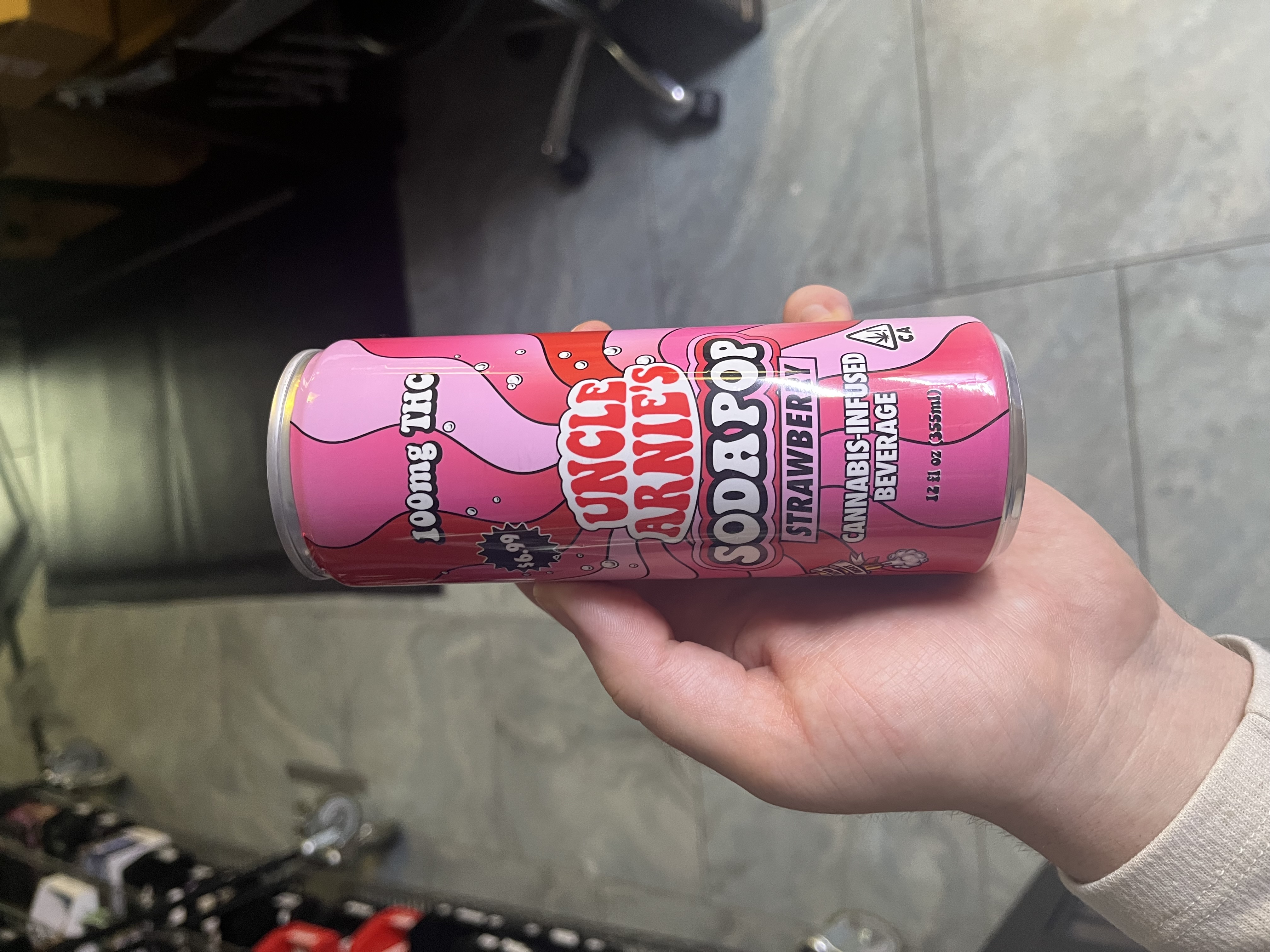 Uncle Arnie's Soda Pop Strawberry