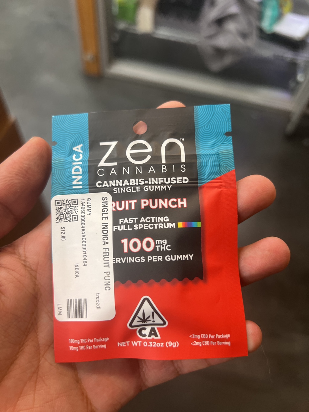 Zen Cannabis-Infused Single Gummy