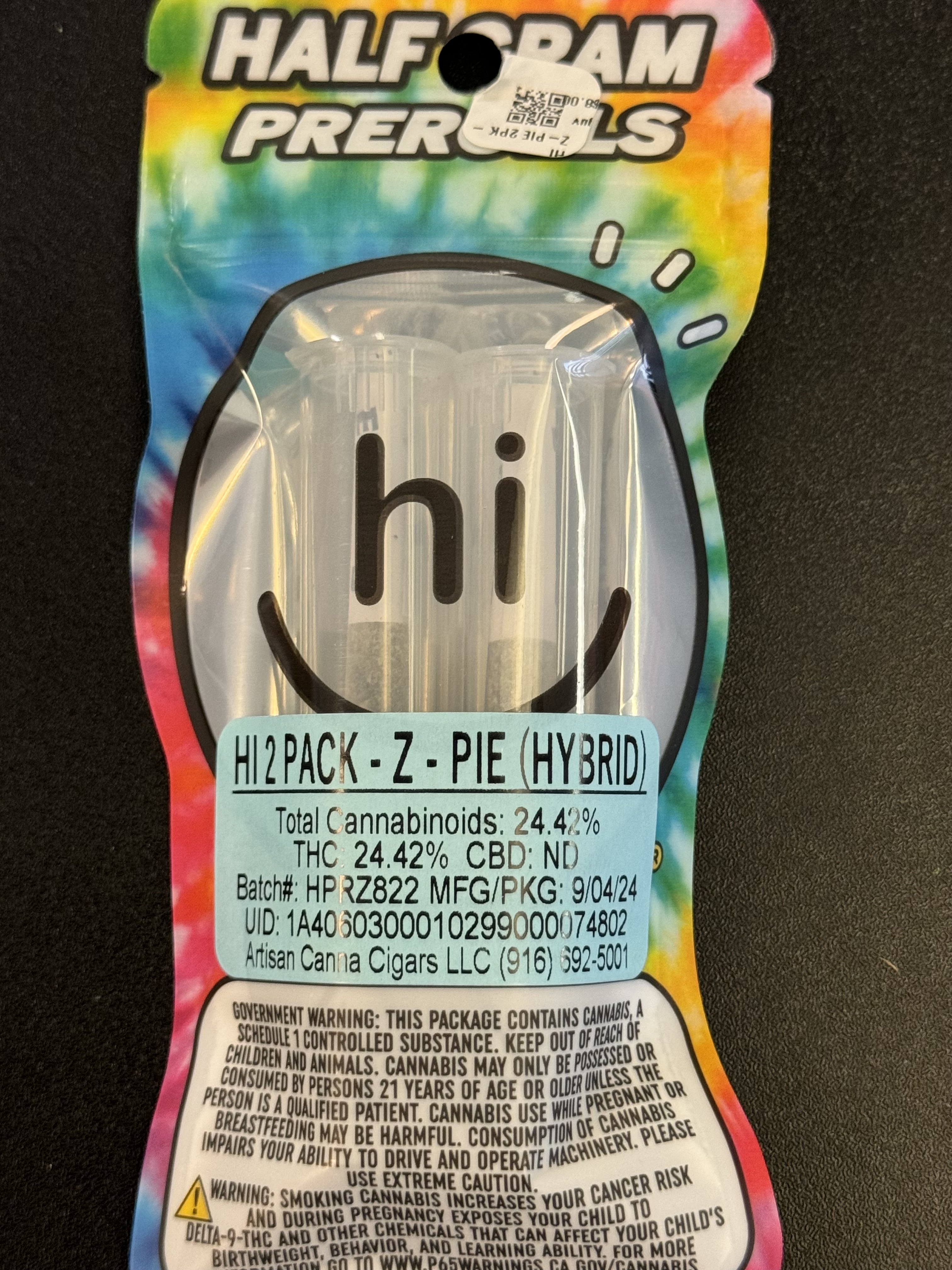 Hi 2 Pack - Z Pie