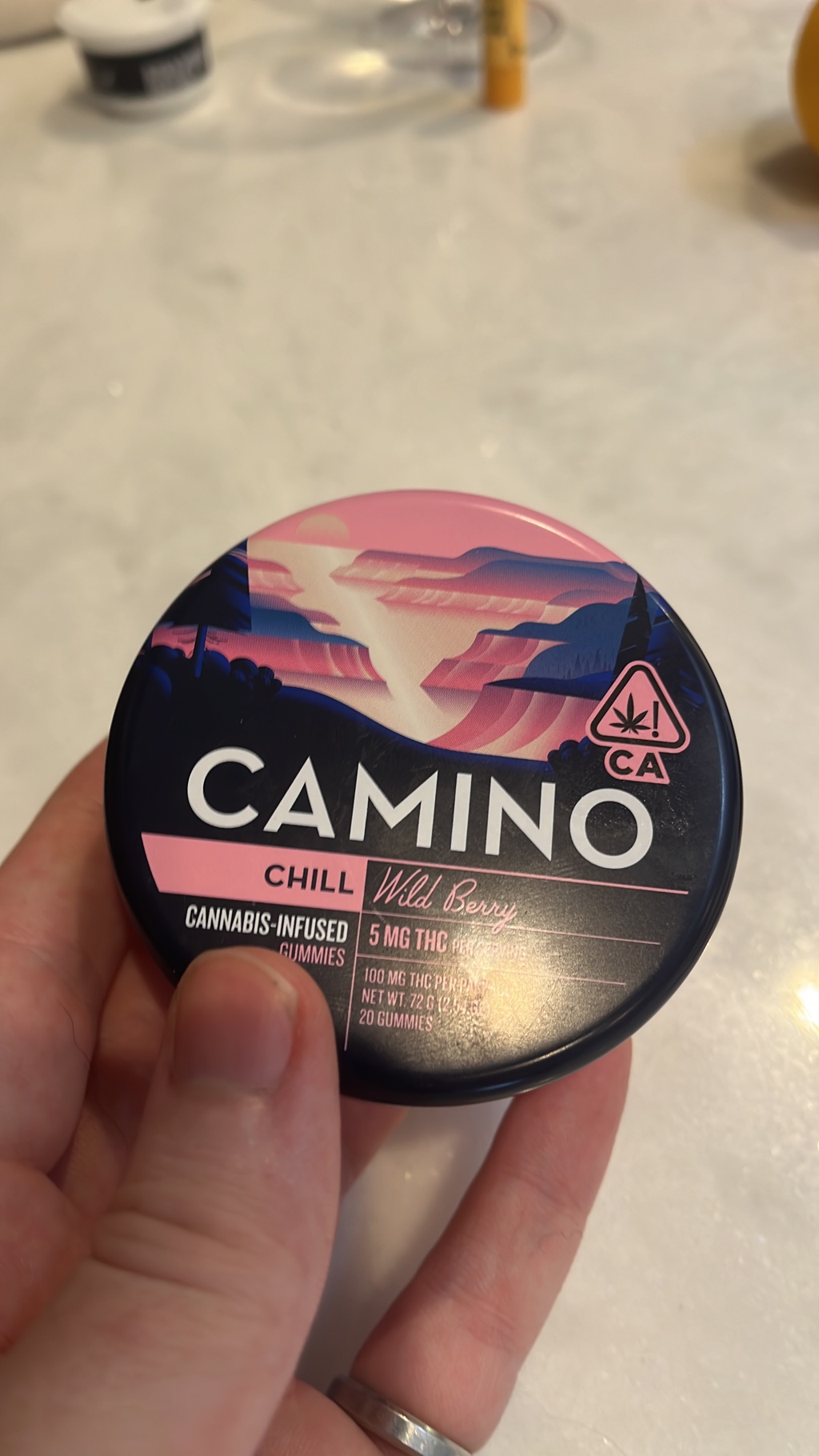 CAMINO Cannabis-Infused Wild Berry Gummies