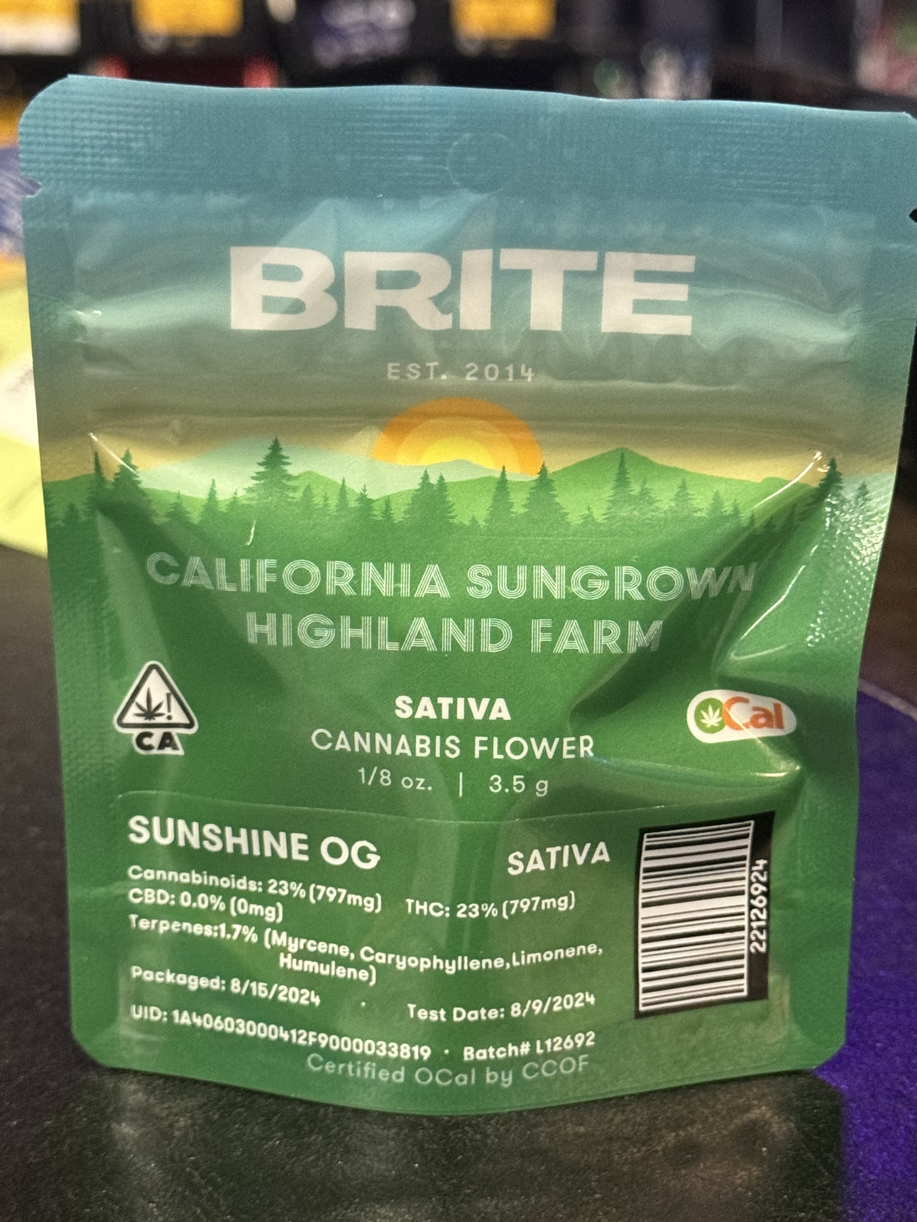 California Sungrown Highland Farm