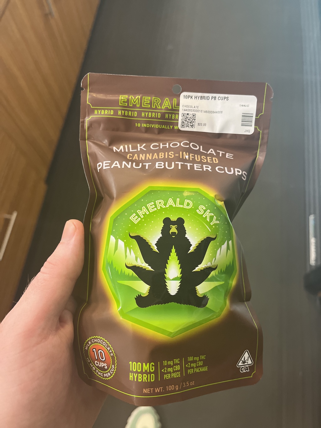 Milk Chocolate Cannabis-Infused Peanut Butter Cups