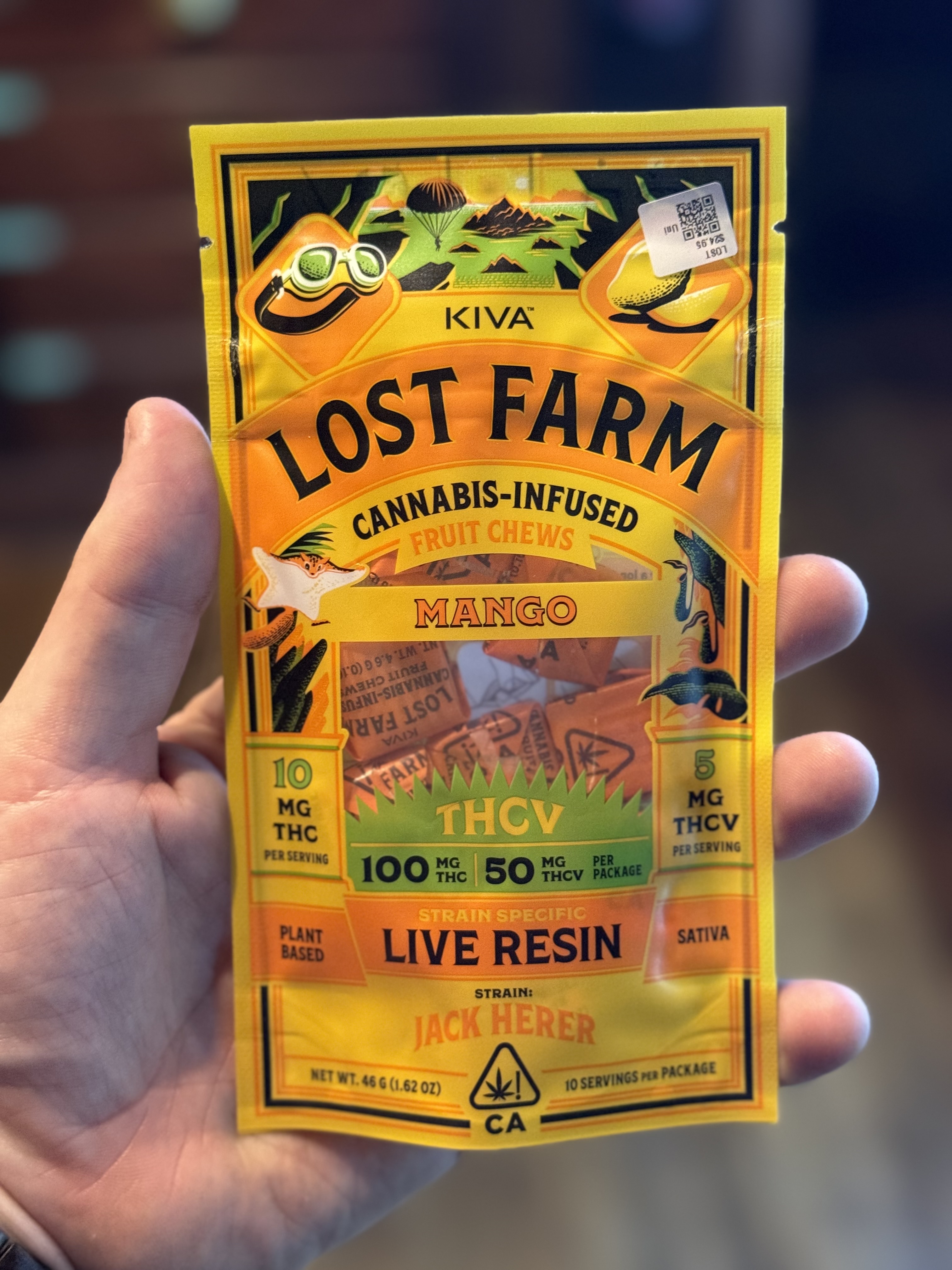 Mango Cannabis-Infused Fruit Chews