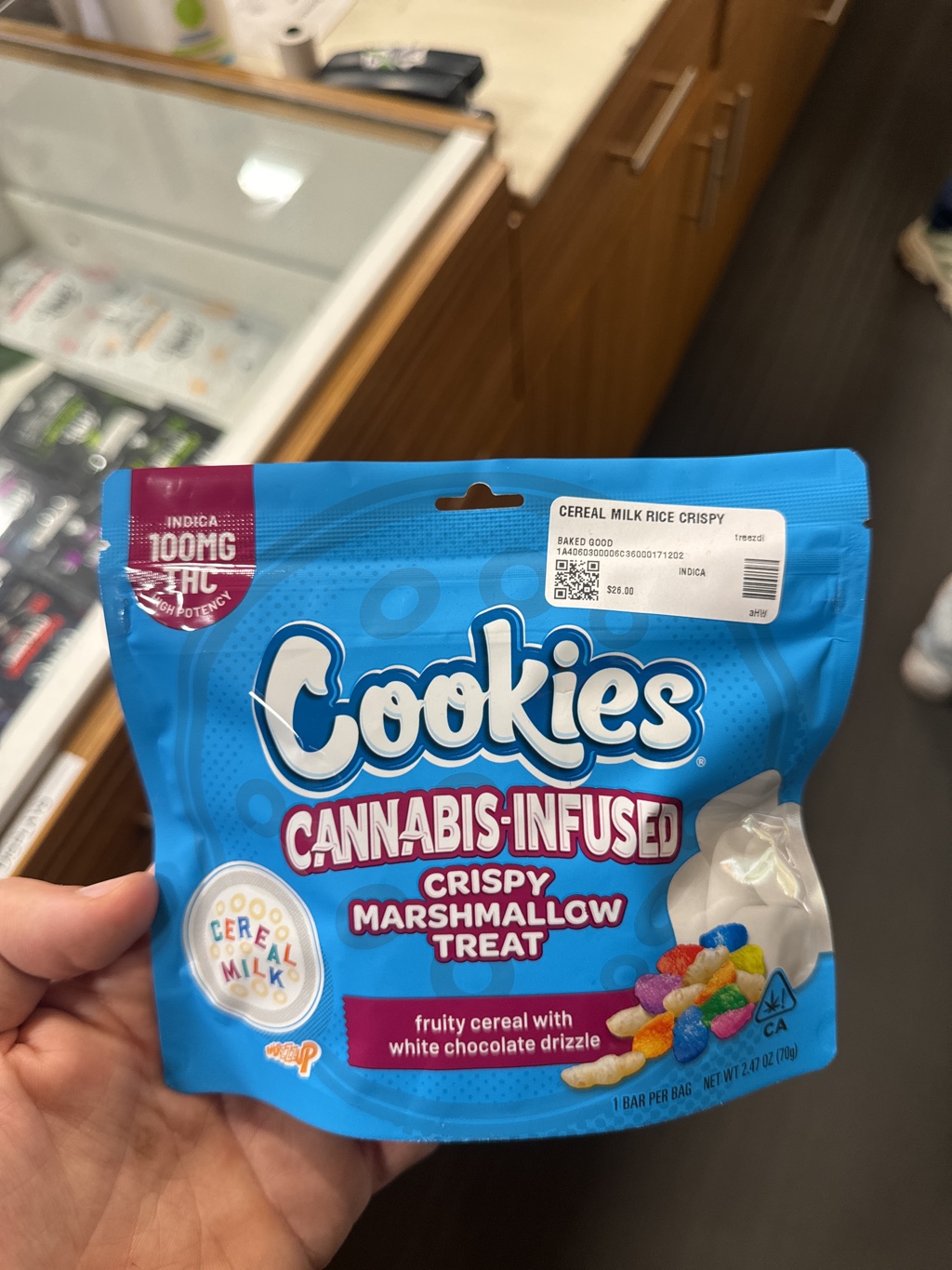 Cannabis-Infused Crispy Marshmallow Treat