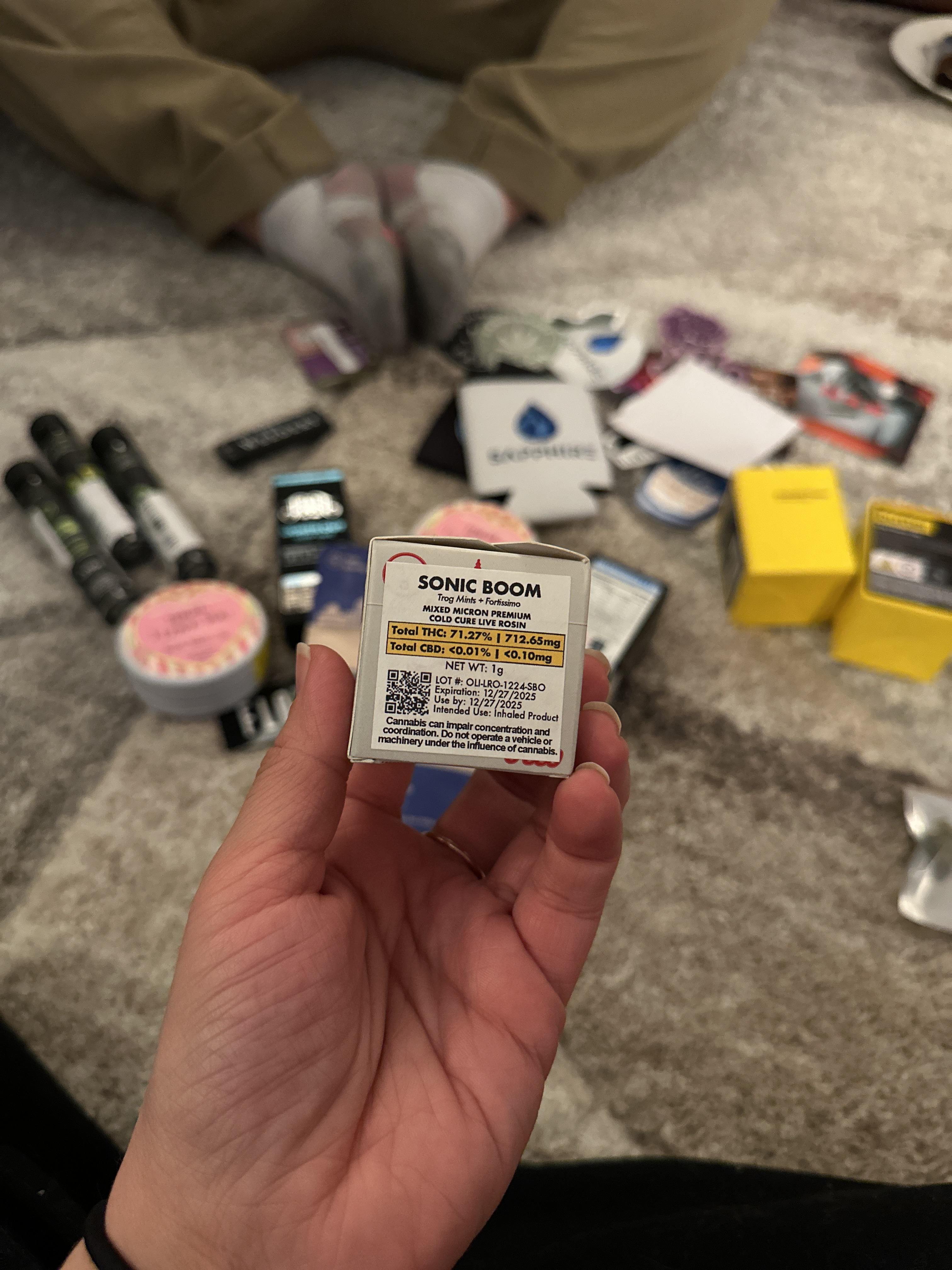 Sonic Boom 1g Cold Cure Live Rosin