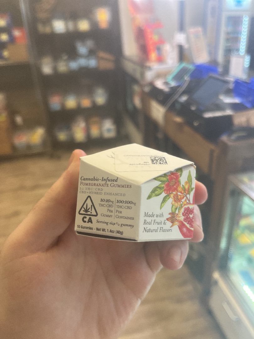 Cannabis-Infused Pomegranate Gummies
