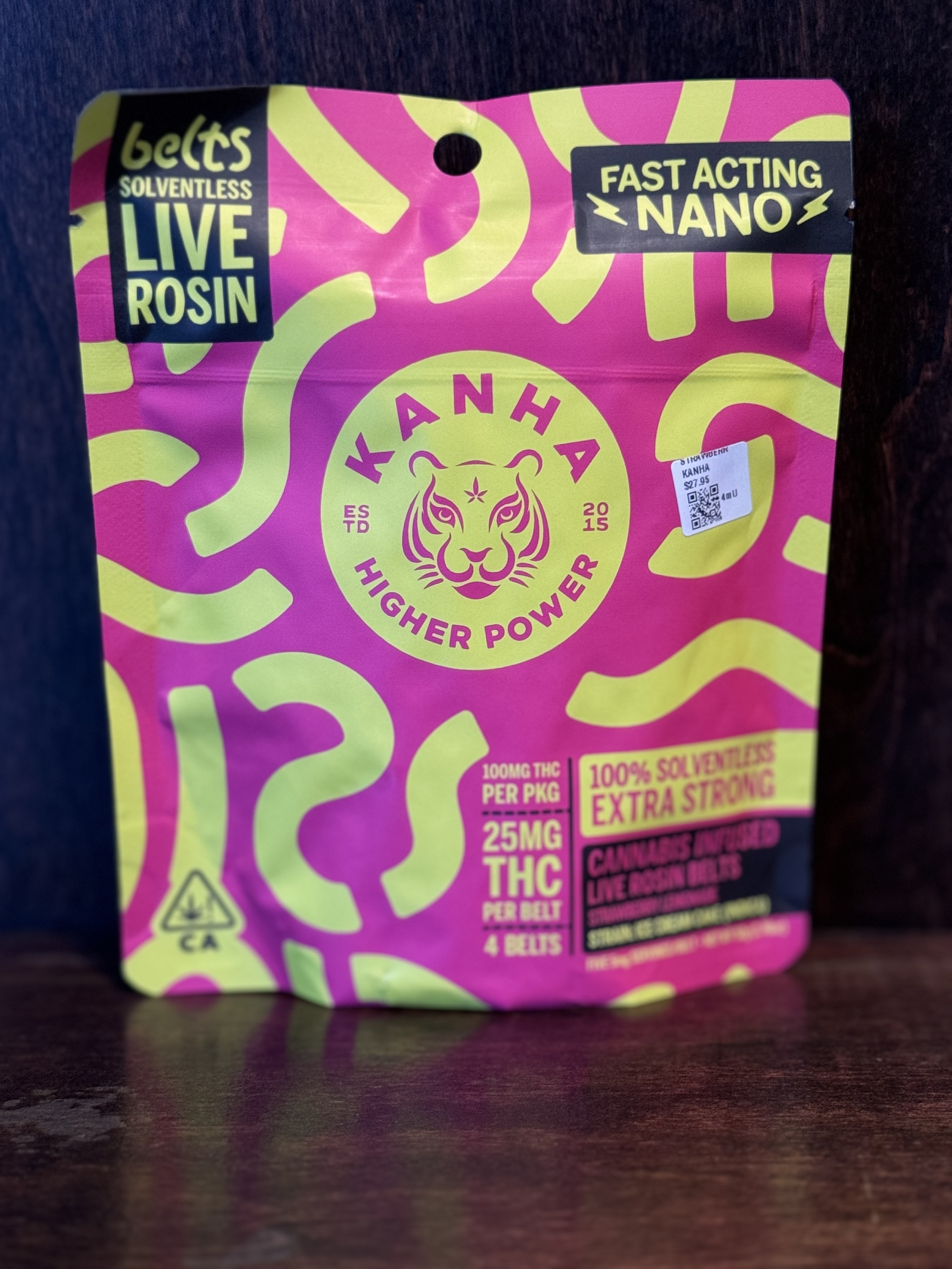 Cannabis Infused Live Rosin Belts