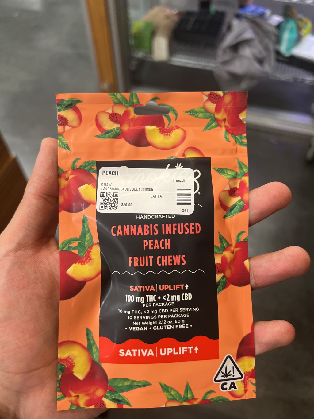 Cannabis Infused Peach Fruit Chews