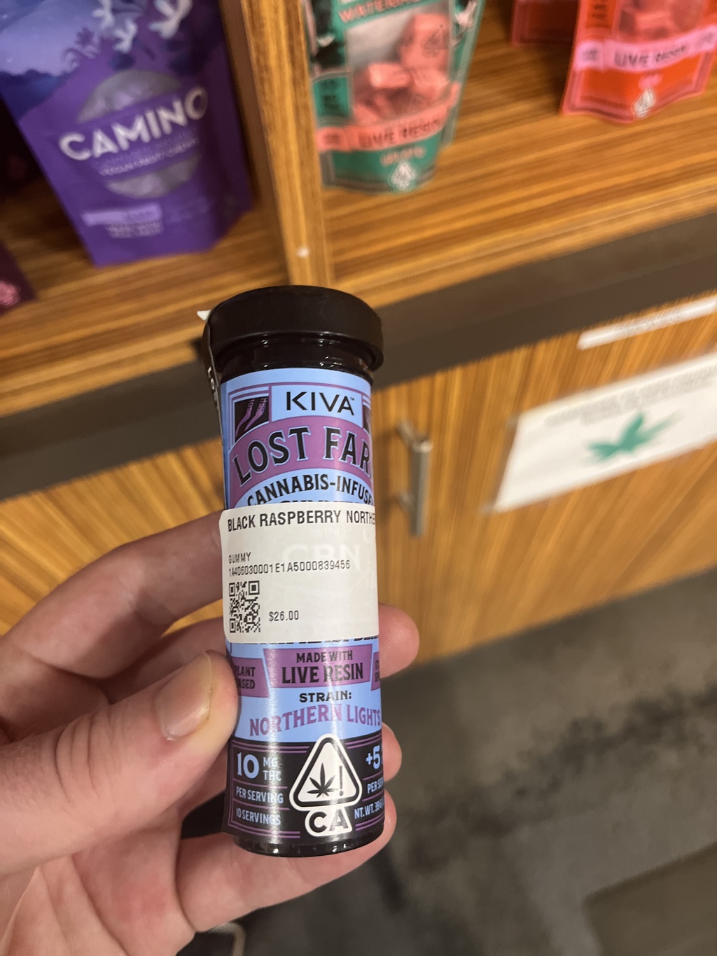 Black Raspberry Northern Lights Gummy